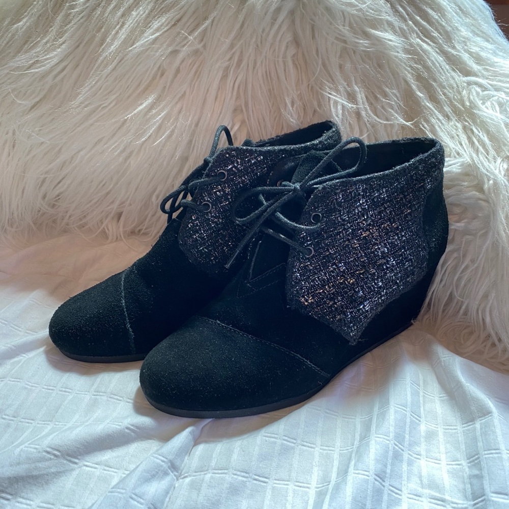 Toms Desert Wedge Bootie